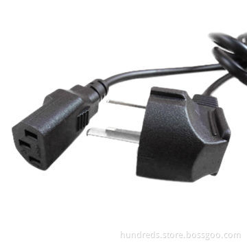 Power Cord, Various Colors and Lengths are Available, with Three-pin Power Plug
